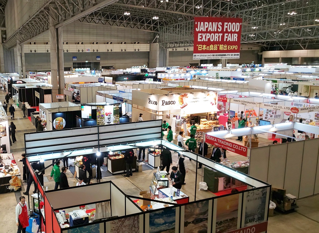 Many visitors at JAPAN FOOD’S EXPORT FAIR